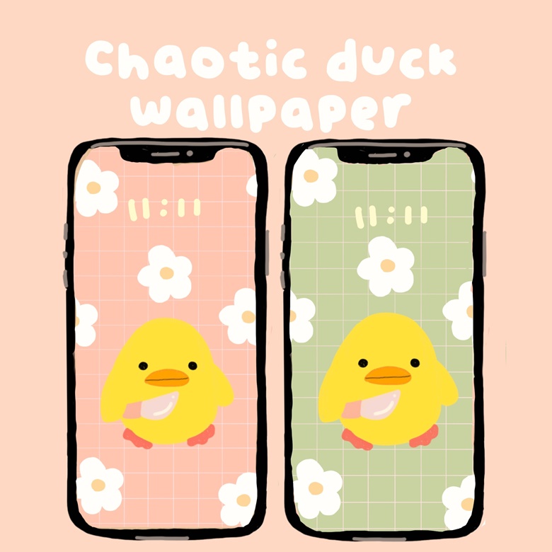 hình nền điện thoại con vịt cute 0023