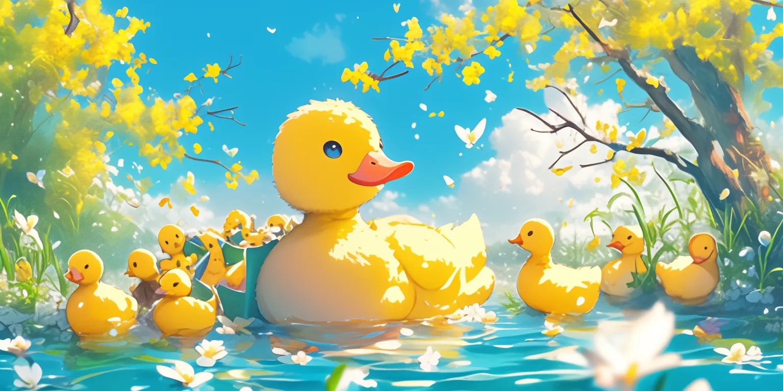 hình nền điện thoại con vịt cute 0042