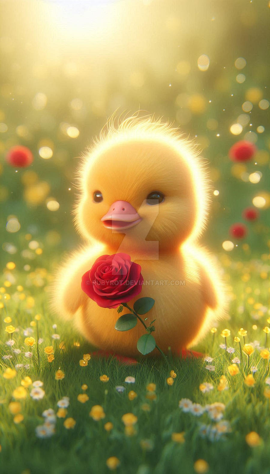 hình nền điện thoại con vịt cute 0070