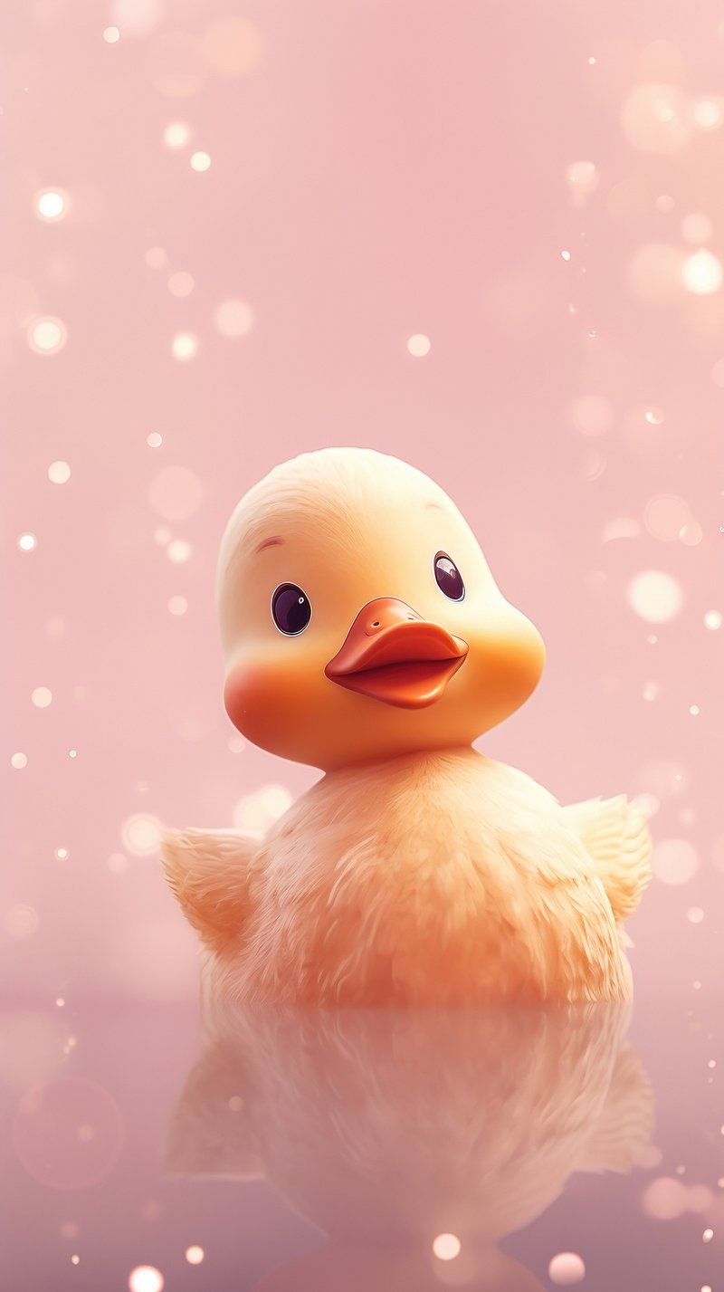 hình nền điện thoại con vịt cute 0091