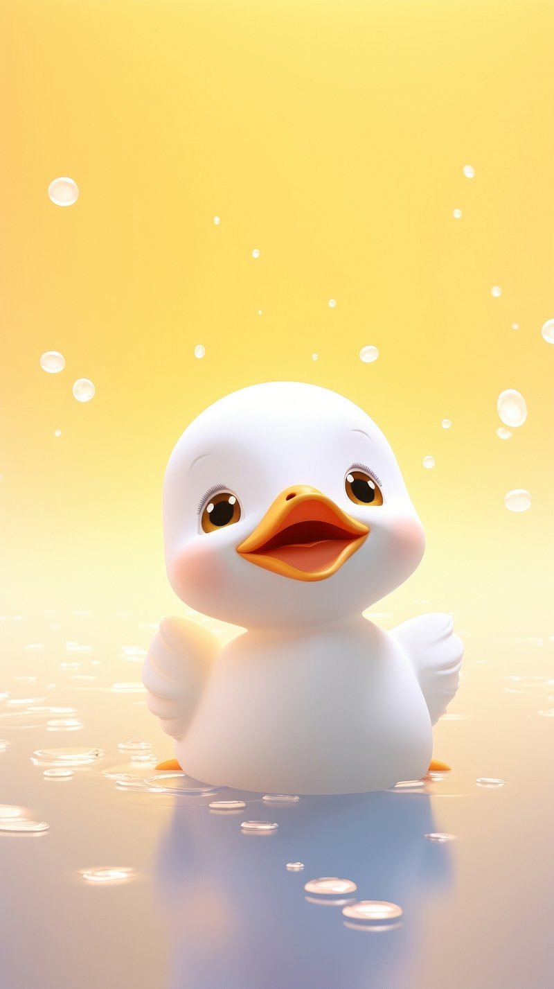hình nền điện thoại con vịt cute 0095