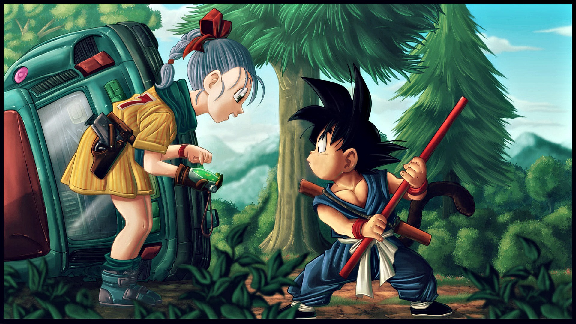 hình nền điện thoại Dragon Ball 4k cho điện thoại 0078