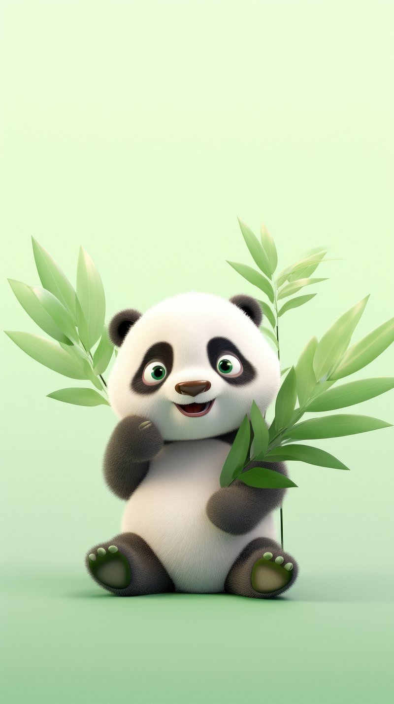 hình nền điện thoại gấu trúc 0062