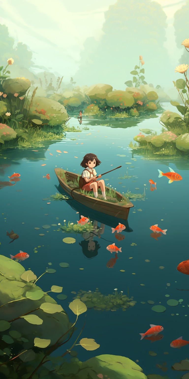 hình nền điện thoại Ghibli 0023