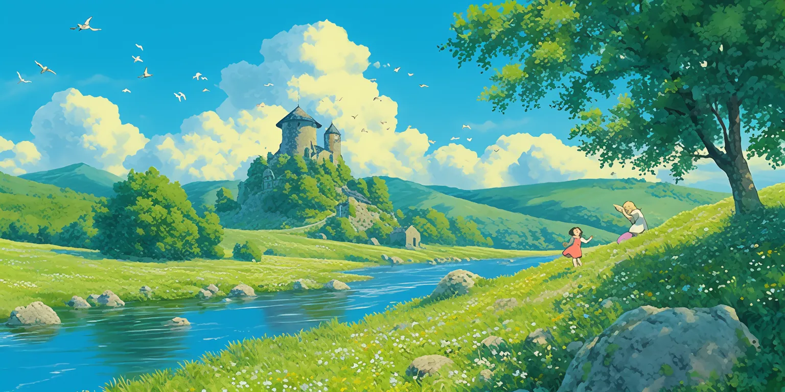 hình nền điện thoại Ghibli 0042