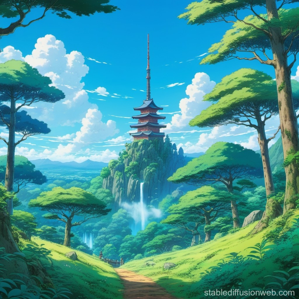 hình nền điện thoại Ghibli 0098