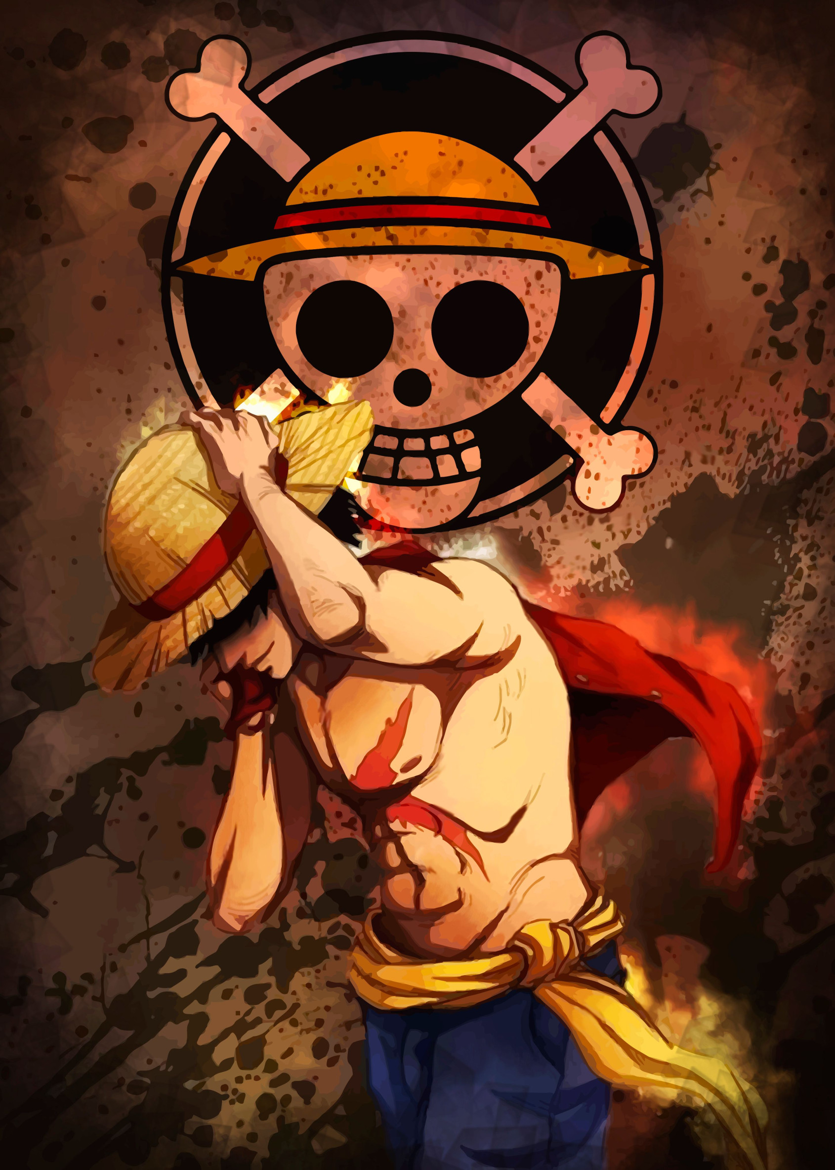 hình nền điện thoại Luffy 0044